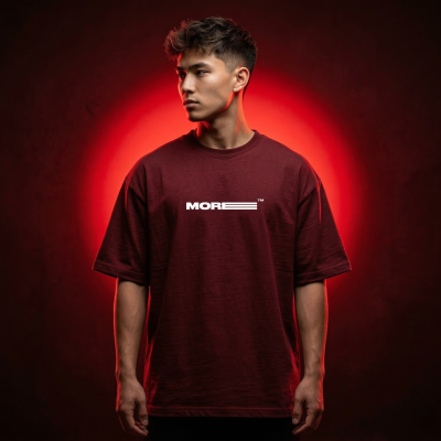 Men's Stylish Premium Drop Shoulder - Maroon